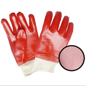 Gants de revêtement en PVC lisses et finis.